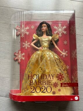 2020 Brunette Holiday Barbie Doll